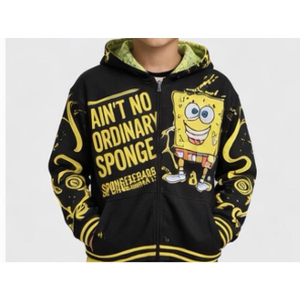JH Design Limited Edition SpongeBob SquarePants Hooded Jacket